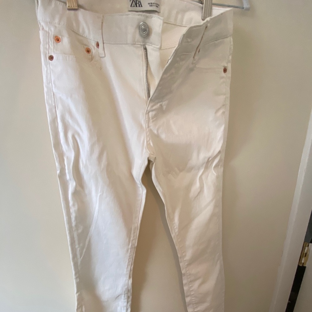 Zara White Jeans